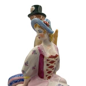 Kyiv Ukraine Porcelain Chimney Sweep Shepherdess Figurine Fairy Tale 12" Vintage
